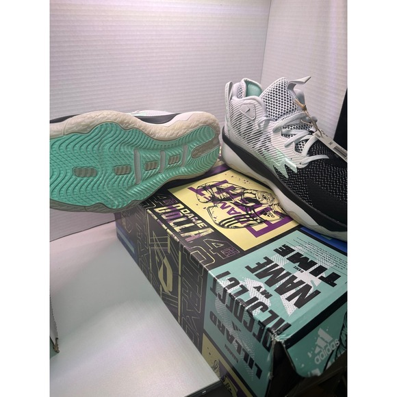 Adidas Dame 8 Basketball Shoes Dash Grey Clear Mint GY0379 Mens 13 New main image 10